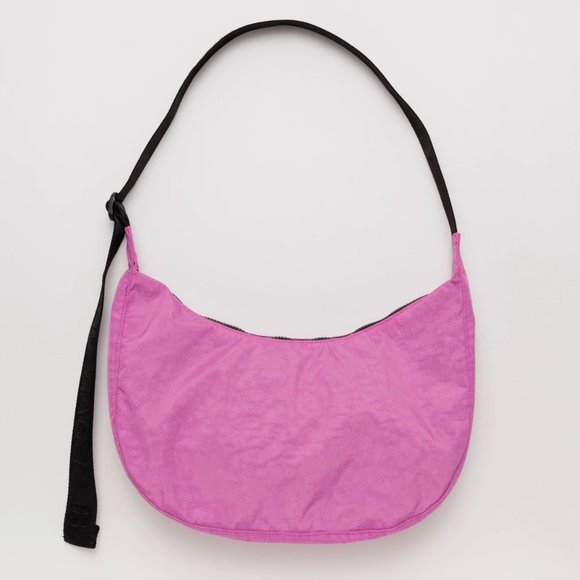 BAGGU Handbags - Baggu Extra Pink Medium Nylon Crescent Bag